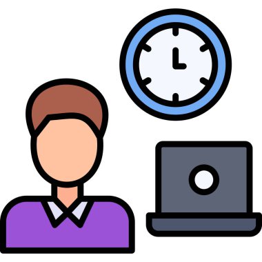 yönetici çalışan yönetici simgesi