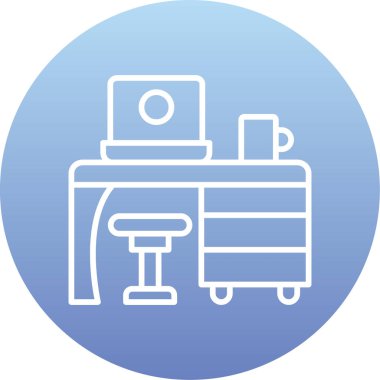 Yemek. Web simgesi basit illüstrasyon