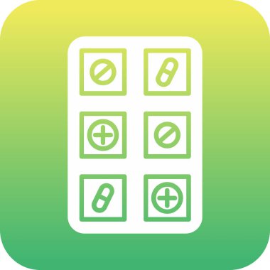 Kişisel ve ticari kullanım için tıbbi simge vektör.