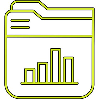 Belge. Web simgesi basit illüstrasyon