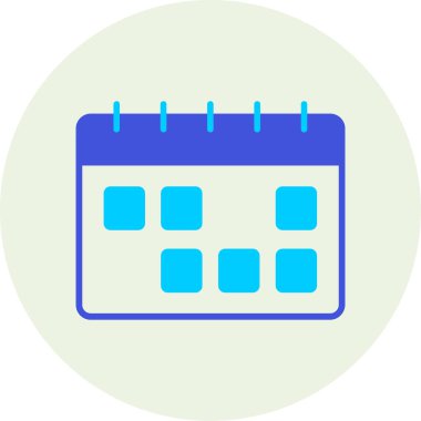 Takvim. Web simgesi basit illüstrasyon