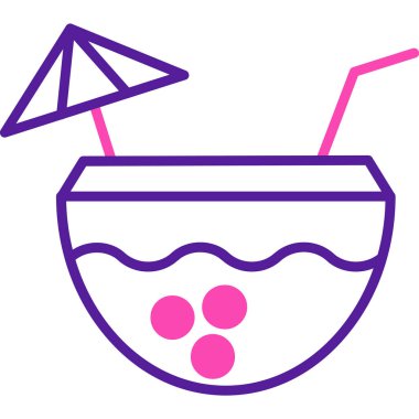 İç bakalım. Web simgesi basit illüstrasyon