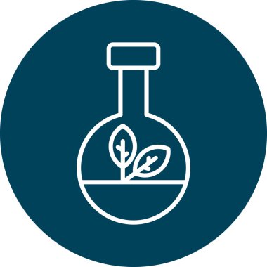 Modern b 'nin vektör illüstrasyonu bitkinin ikonundan yoksun