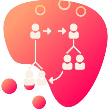 İş ve finans simgesinin vektör illüstrasyonu