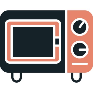 mikrodalga simge vektör çizim