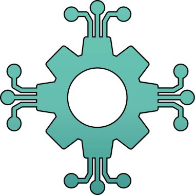 Vektör Gears simge tasarlamak