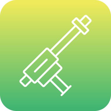 Benzersiz şırınga vektör çizgisi