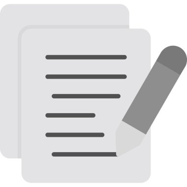 belge simgesi vektör illüstrasyonu