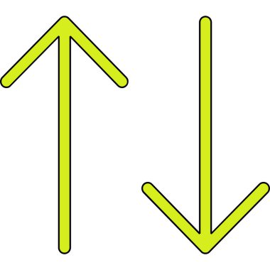 ok aşağı simge tasarımı