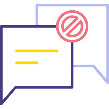 ileti ikonu vektör illüstrasyonu