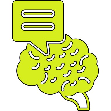 Konuşma balonu. iletişim simgesi