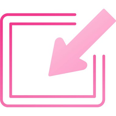 Ok. Web simgesi basit illüstrasyon