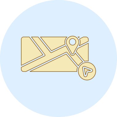 Modern bir simgenin vektör illüstrasyonu