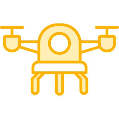 İHA simgesi vektör illüstrasyonu