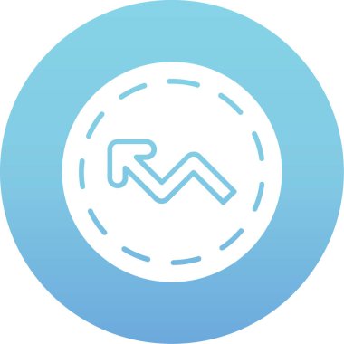 Modern bir simgenin vektör illüstrasyonu