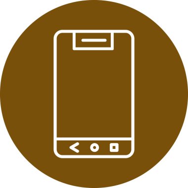 Kişisel ve ticari kullanım için mobil vektör simgesi simgesi vektör çizimi..