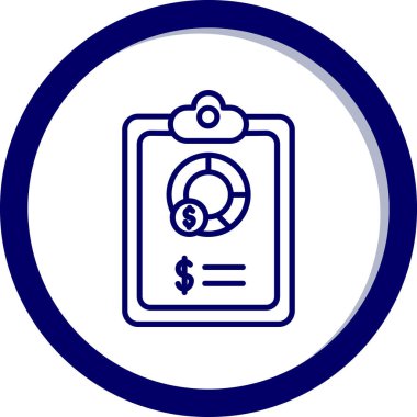 Dolar. Web simgesi basit tasarım