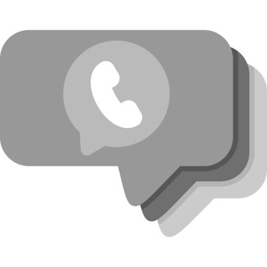 telefon arama simgesi, basit vektör illüstrasyonu