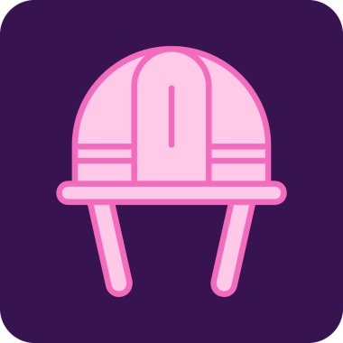 Kask ağ simgesi, vektör illüstrasyonu