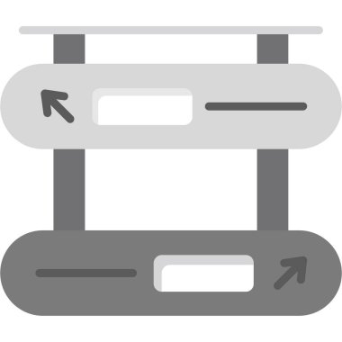Taşıyıcı bant ikonu vektör illüstrasyonu