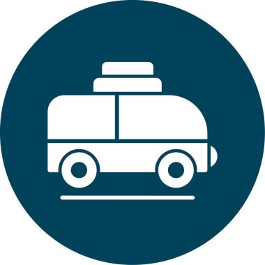 - Araba. Web simgesi basit illüstrasyon