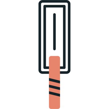 Mutfak aletleri simgesi vektör illüstrasyon grafik tasarımı