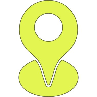 konum simgesi vektör illüstrasyonuName