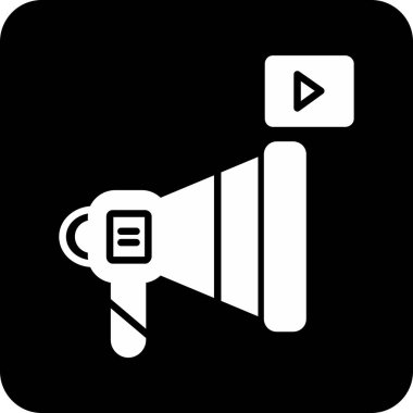 video simgesi vektör illüstrasyonu