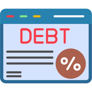 borcun vektör çizimi