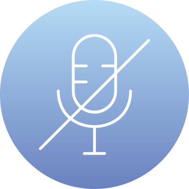 Podcast. Web simgesi basit illüstrasyon