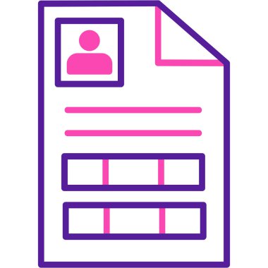 İnsan simgesinin vektör illüstrasyonu