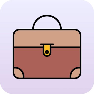 evrak çantası vektör resimleme simgesi