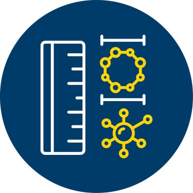 Bilim simgesi vektör illüstrasyonu