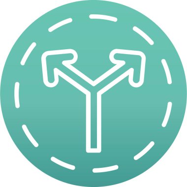 Modern bir simgenin vektör illüstrasyonu