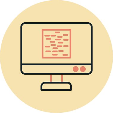 izleyici ikon vektör illüstrasyonu