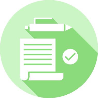 Belge. Web simgesi basit illüstrasyon