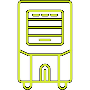 Modern b 'nin vektör illüstrasyonu eksik simgesi