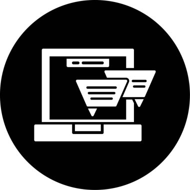 seo modern simgesinin vektör illüstrasyonu