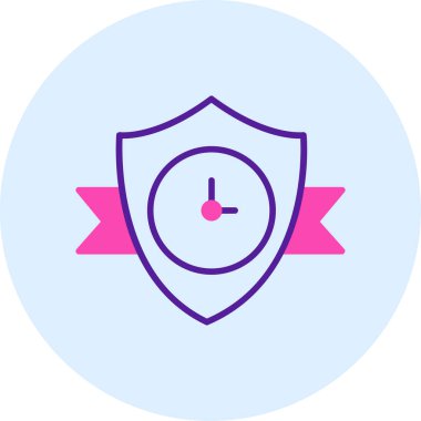 kalkan ikon vektör illüstrasyonu