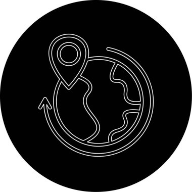 Bir insan simgesinin vektör illüstrasyonu