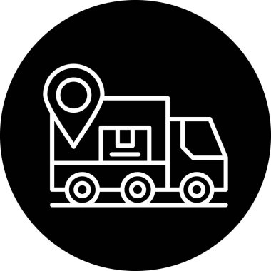 vektör dağıtım aracı simgesi