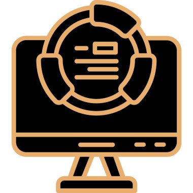 dizüstü bilgisayar simgesi, vektör illüstrasyonu