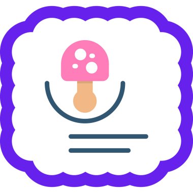 krem simge vektör çizim