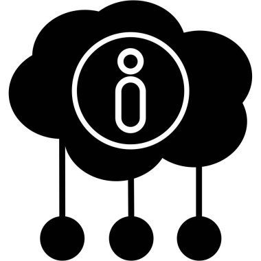 bulut hesaplama vektörü simgesi