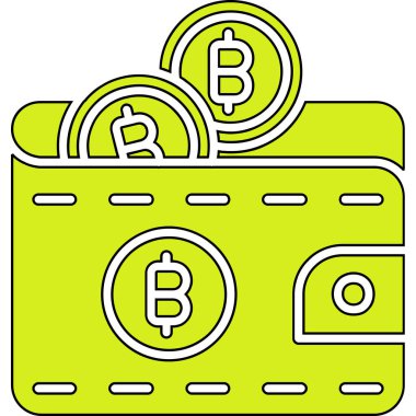 Bitcoin para sikkeleri simge