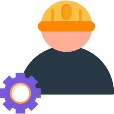 Şapka simgesi vektör illüstrasyon tasarımlı adam