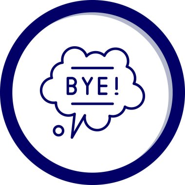 Modern simgenin vektör illüstrasyonu