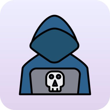 dizüstü bilgisayarı olan kafatası