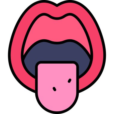 Kadın. Web simgesi basit illüstrasyon