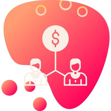 Dolar. Web simgesi basit illüstrasyon